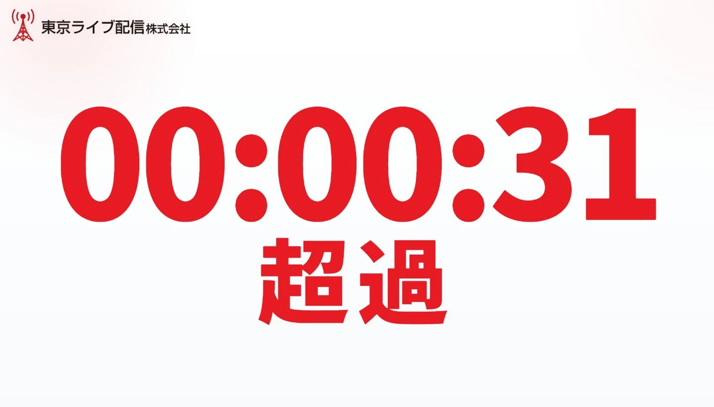 超過時間の集中表示